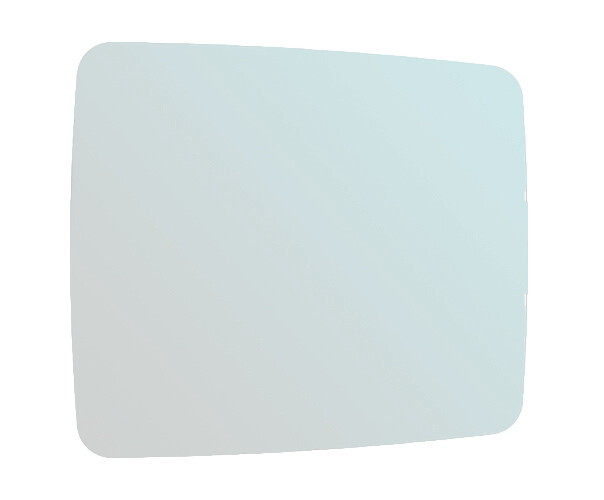Wide Angle Mirror - Replacement Glass - Unbreakable Polycarbonate - 210mm - 150mm - 600R