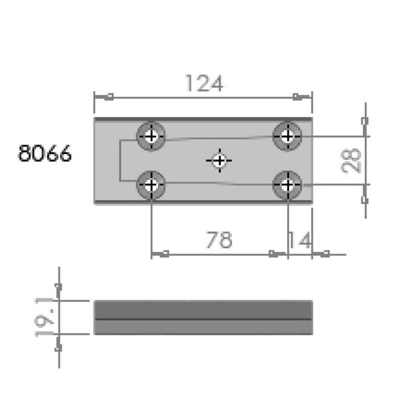 Brackets For Arms - 19mm Radius - 8066
