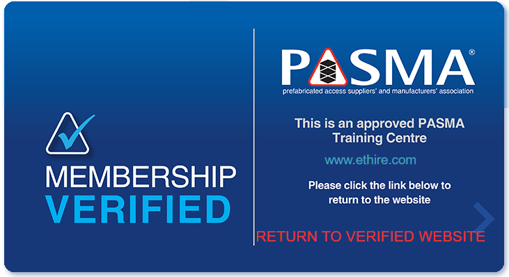 PASMA VERIFIED