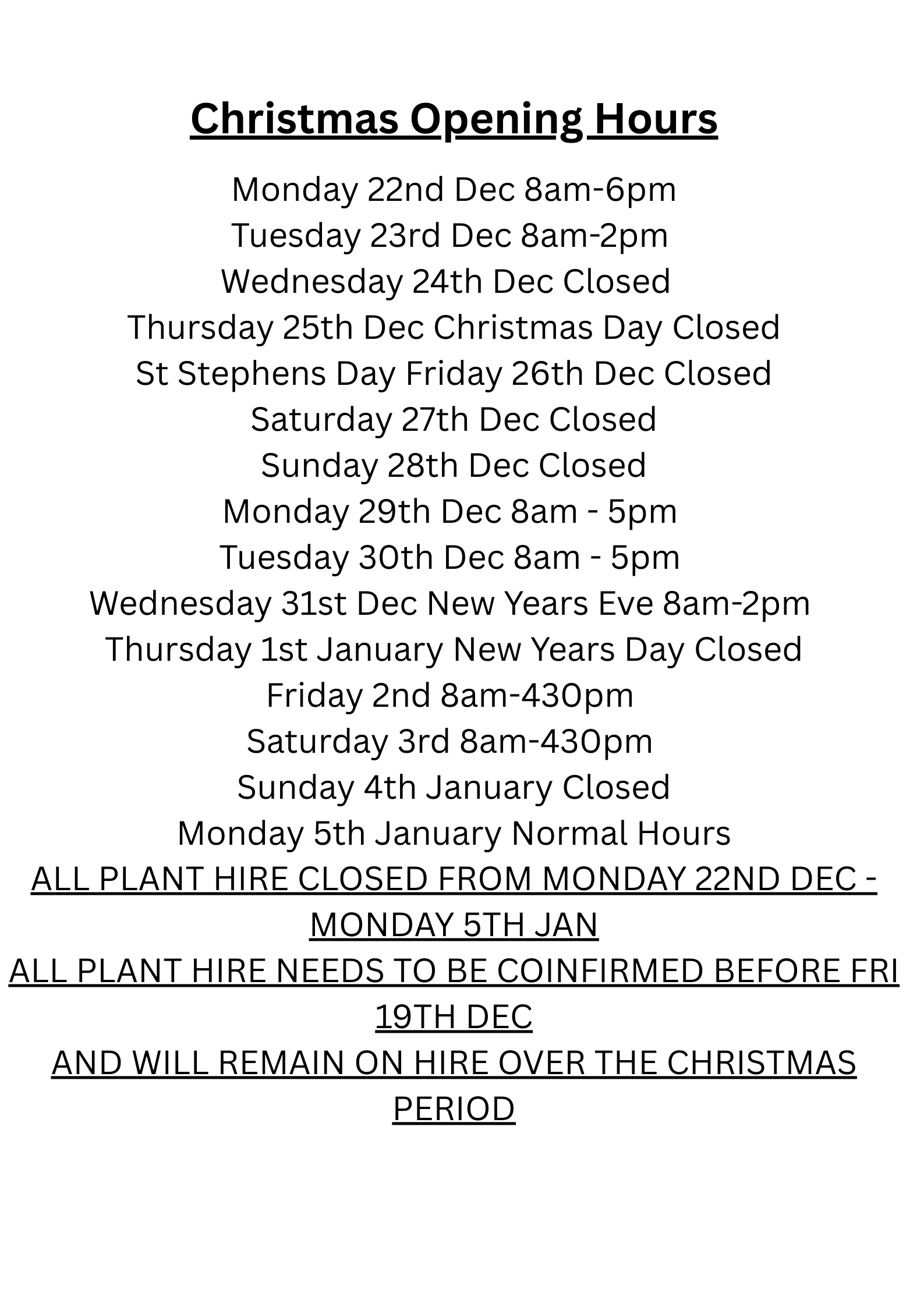 Welcome to Leane's Tool Hire