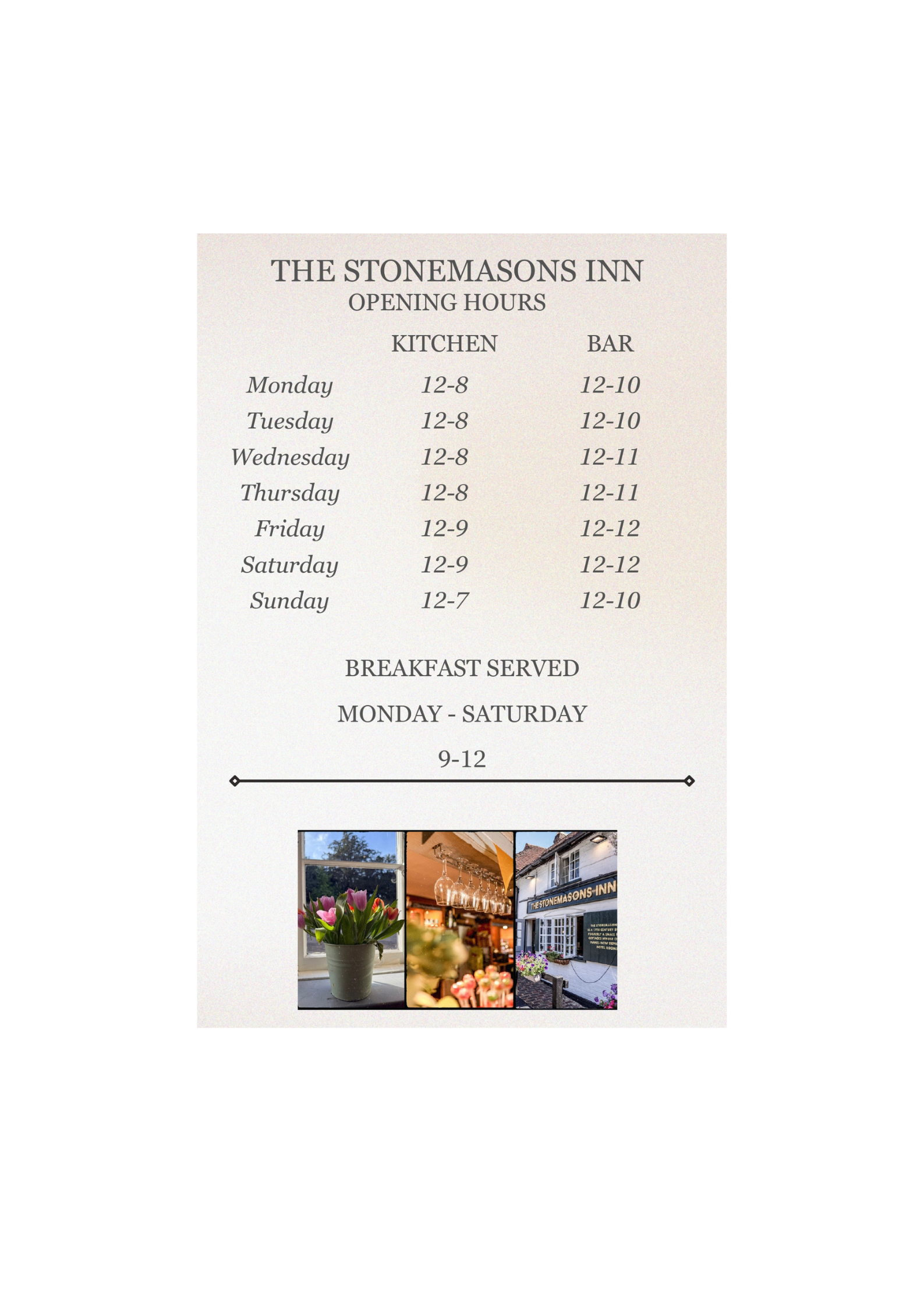The Stonemasons Inn, Petworth