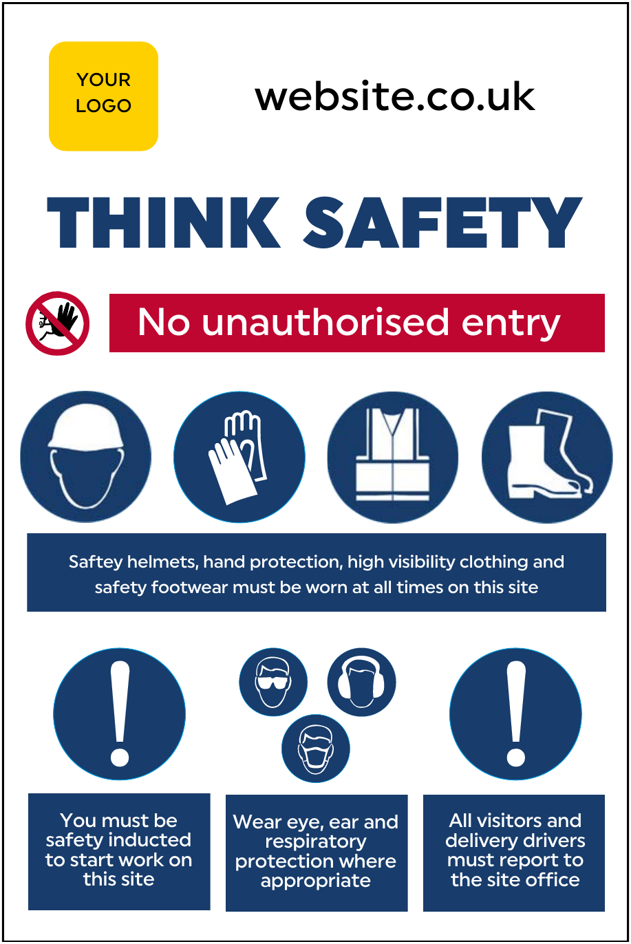 Site Health & Safety Information Board 2