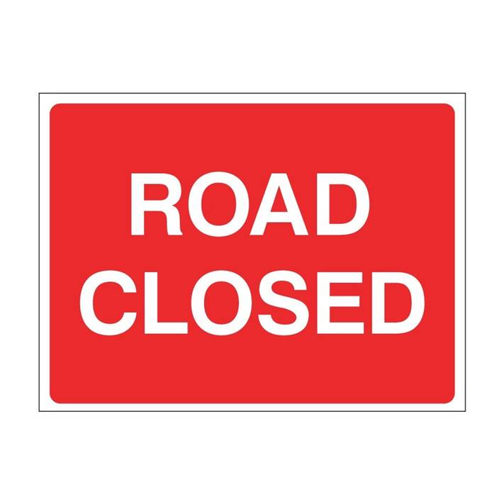 Road Closed Sign