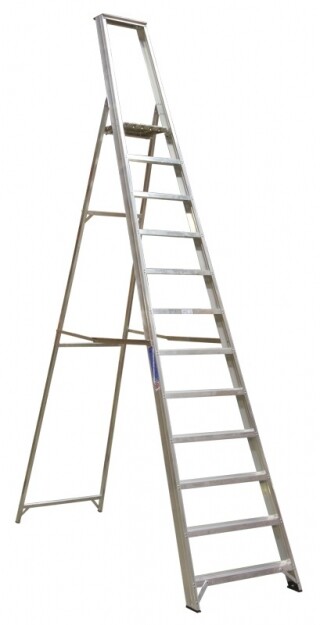 Alloy Step Ladder- 12 Tread