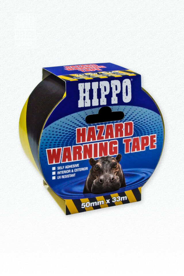 Hazard Warning Tape Yel/Blk 72mmx500m (1)