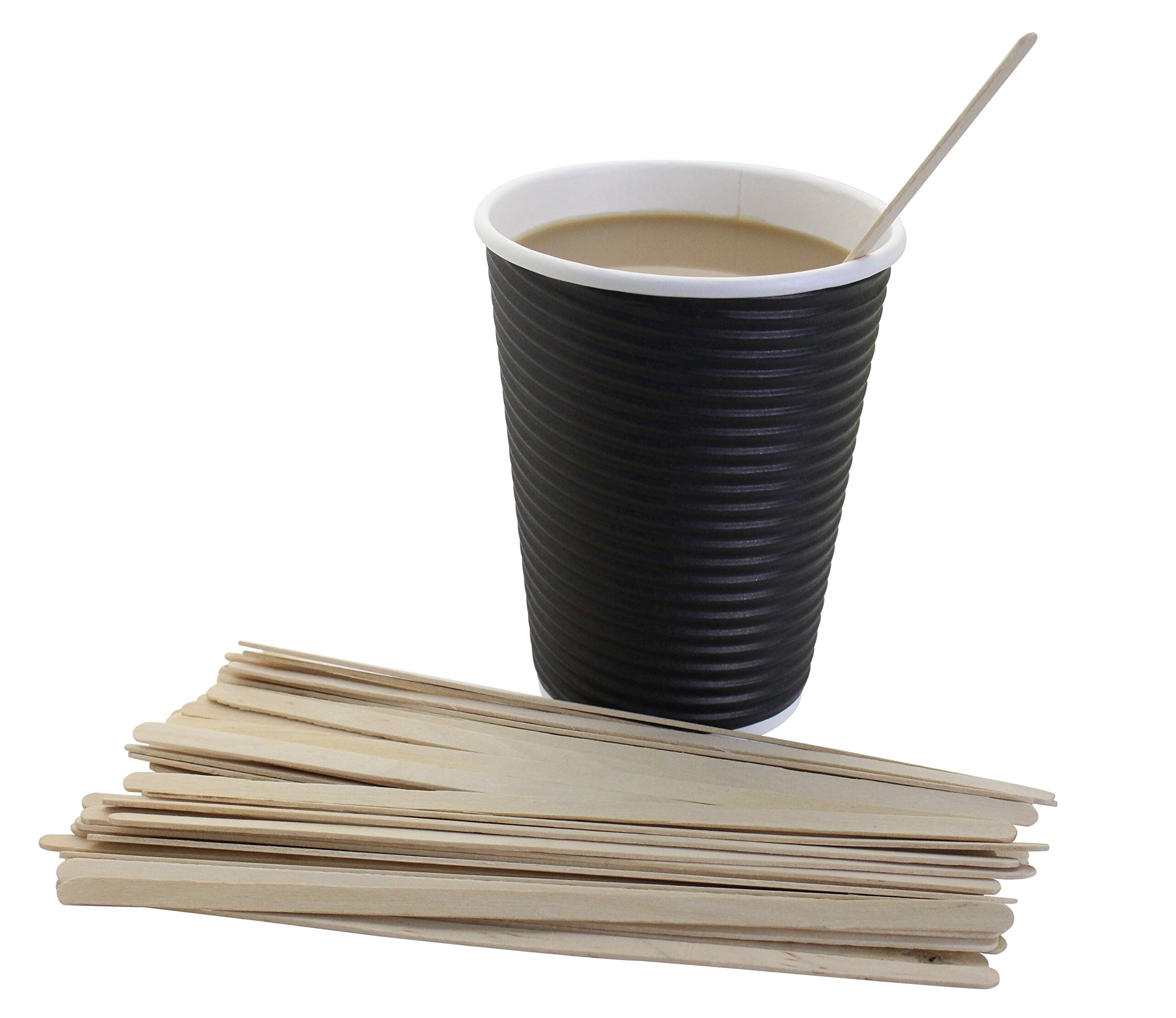 8oz double wall cups – black, box of 500