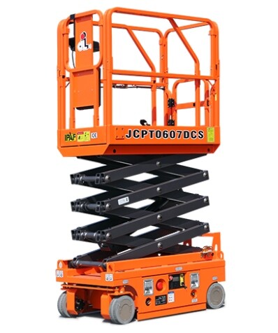 13ft Compact Scissor Lift c/w push out platform