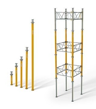 MULTIPROP Aluminium Slab Props - MP480 (2.6m to 4.8m)