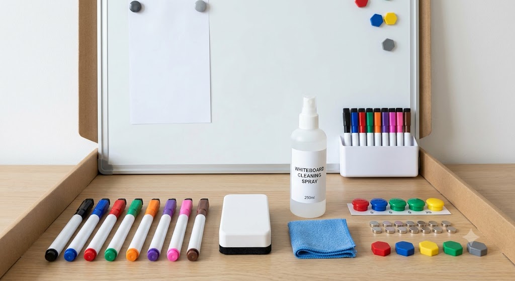 Whiteboard Starter Kit - c/w Magnets