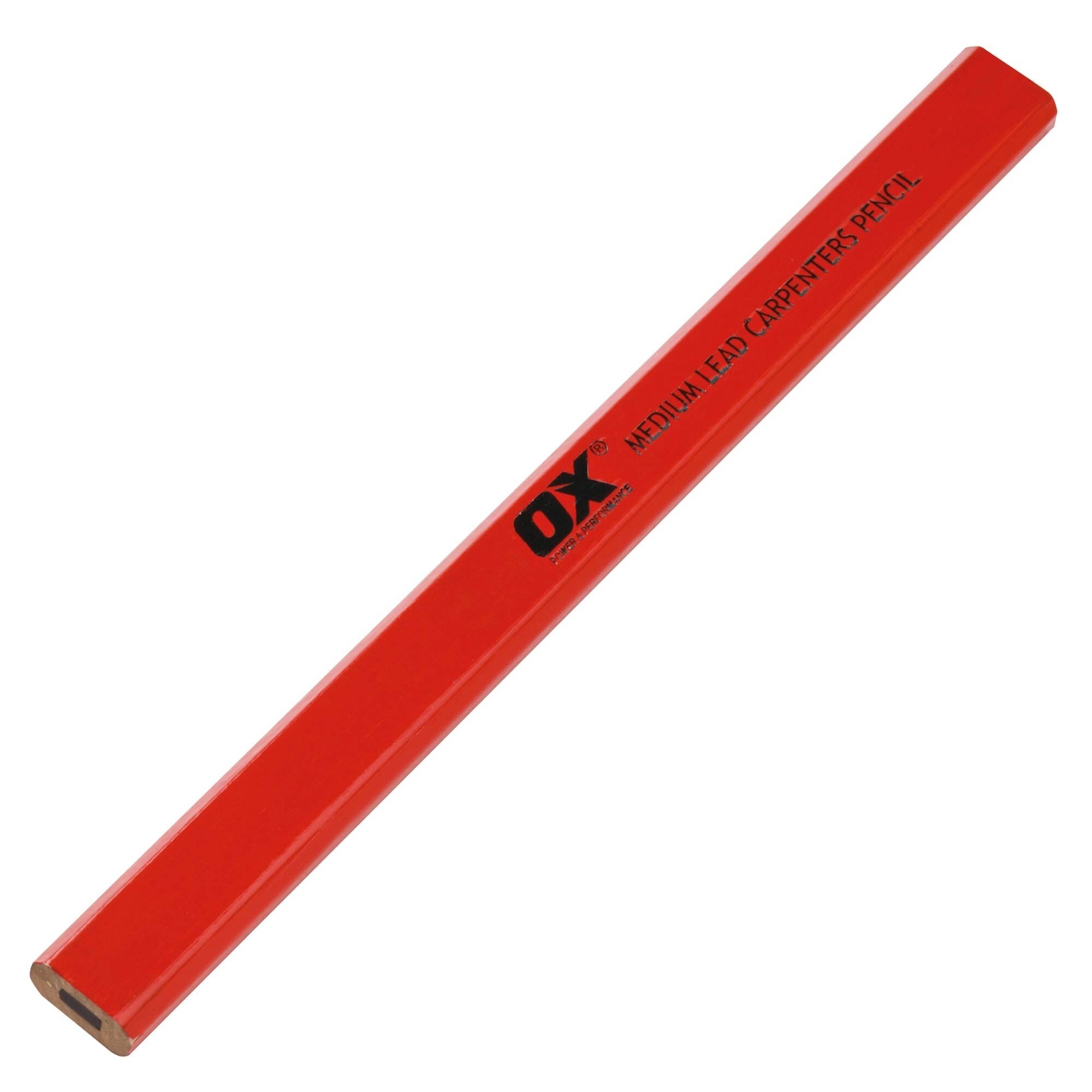 Trade Medium Red Carpenters Pencils 10pk