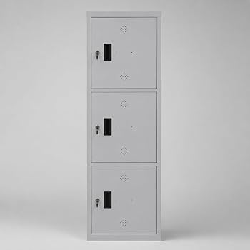 Office Locker 3 Door c/w Keys