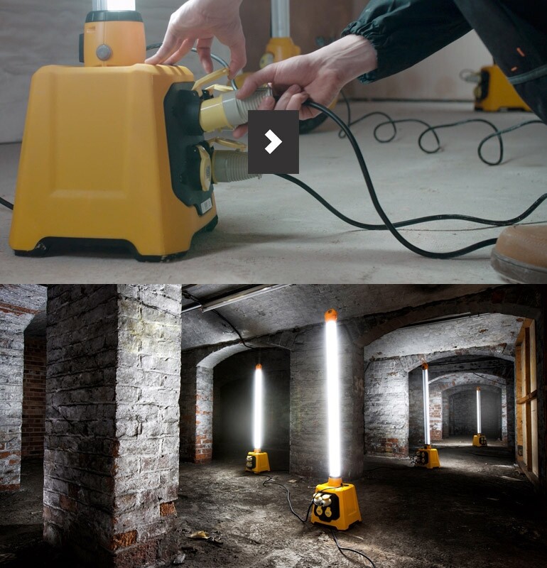 36W Fluorescent Splitter Uplight