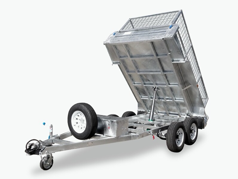 2T Hand/Electric Tipping Trailer