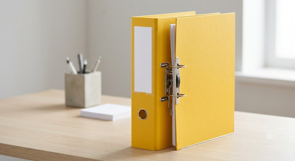 A4 Lever Arch File - YELLOW