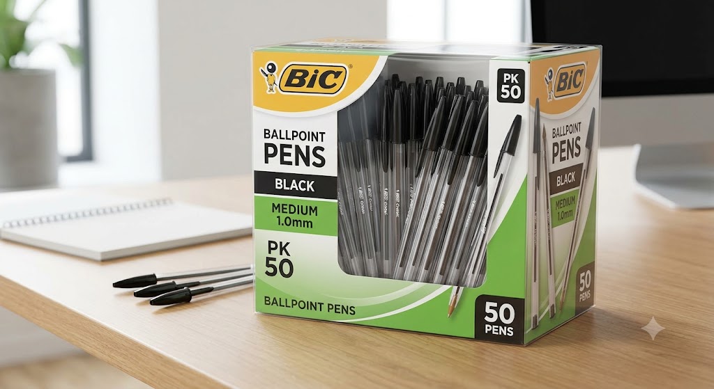 Bic Med Ballpoint Pen BLACK PK 50