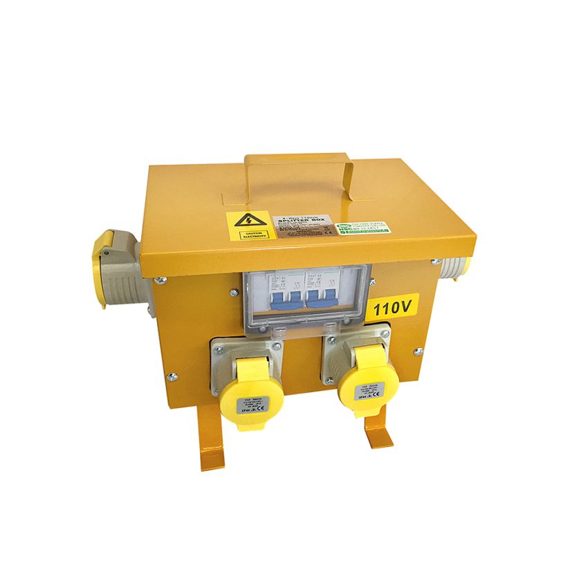 Elite 110v 32 Amp 4 Way Splitter Box