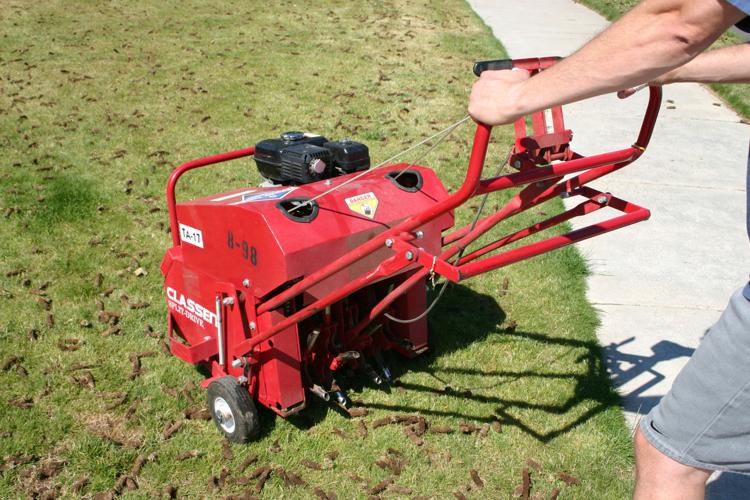 Petrol Lawn Aerator