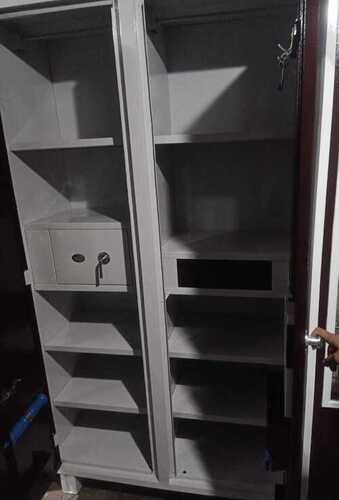 6ft Grey Double Cabinet