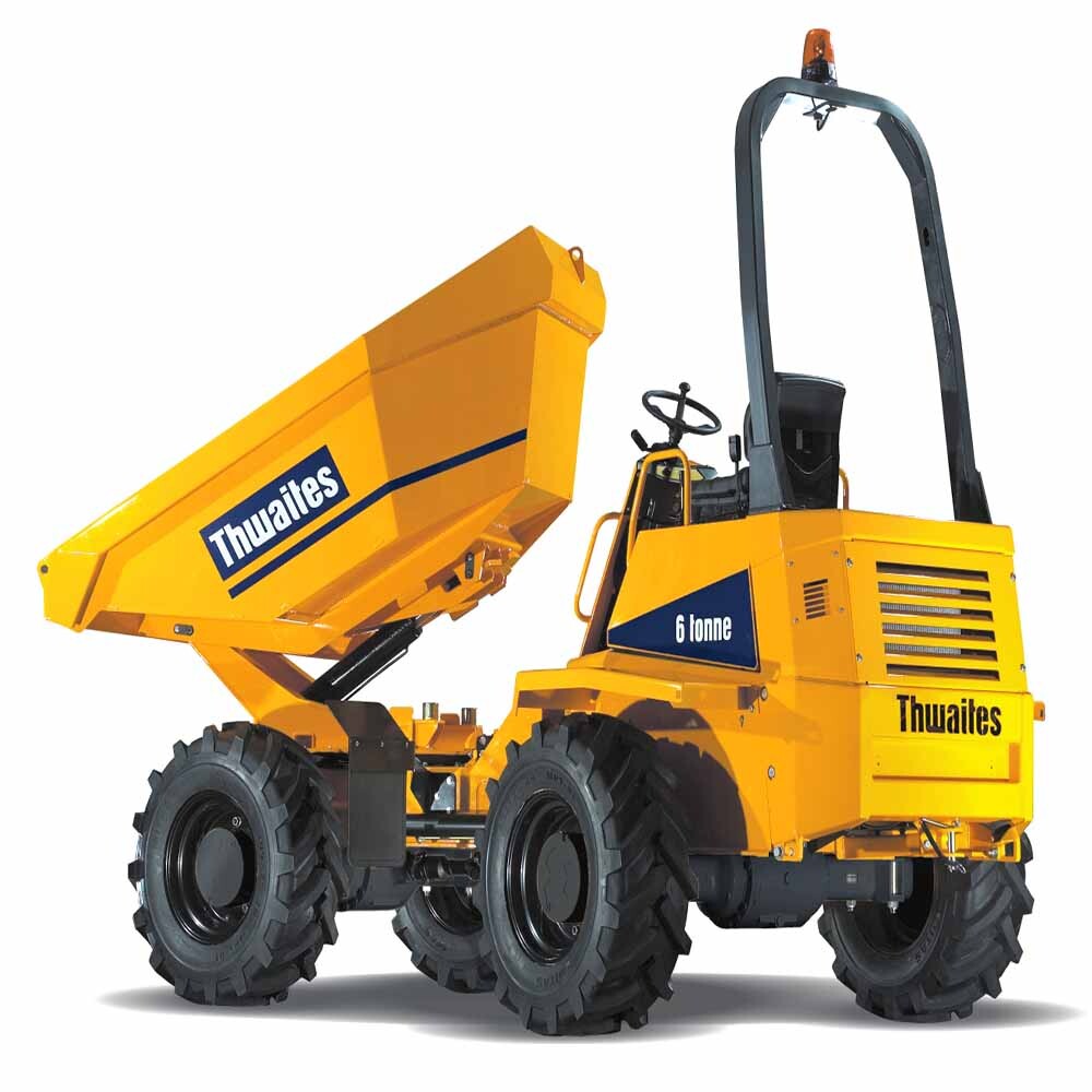 6 Tonne Swivel Site Dumper