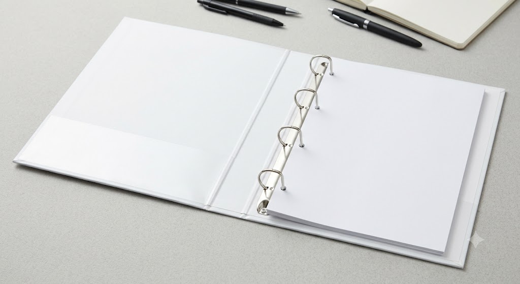 A4 Presentation 40mm 4D-Ring Folder - White