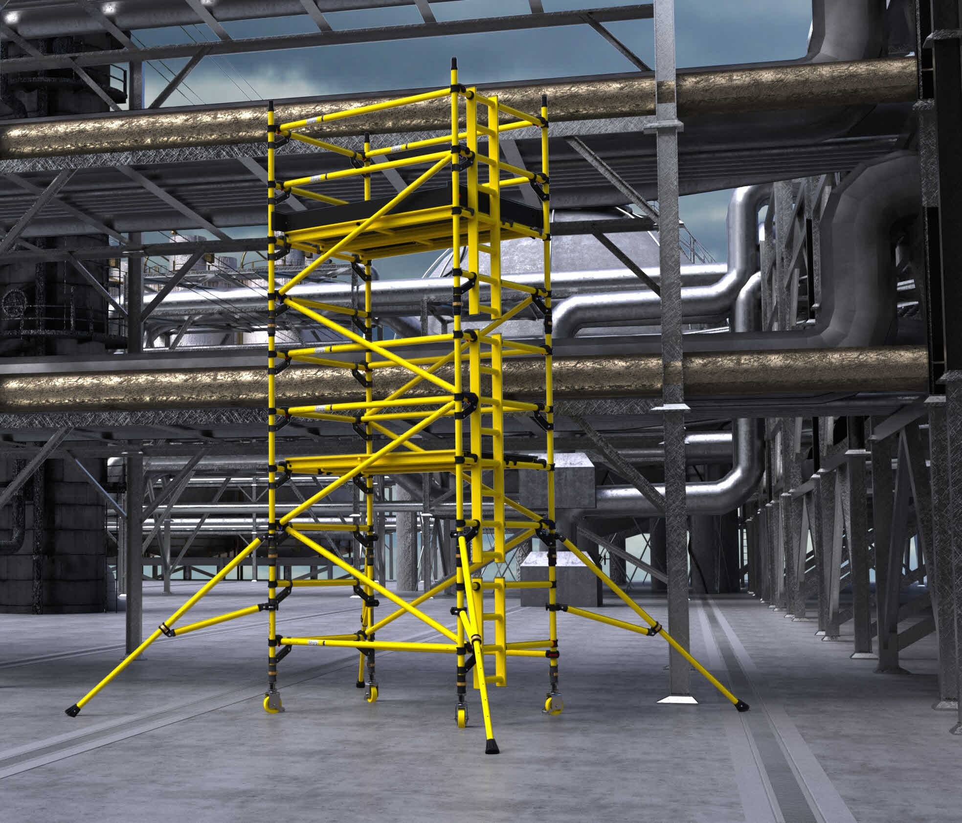 GRP Mobile Tower - 3.2m high