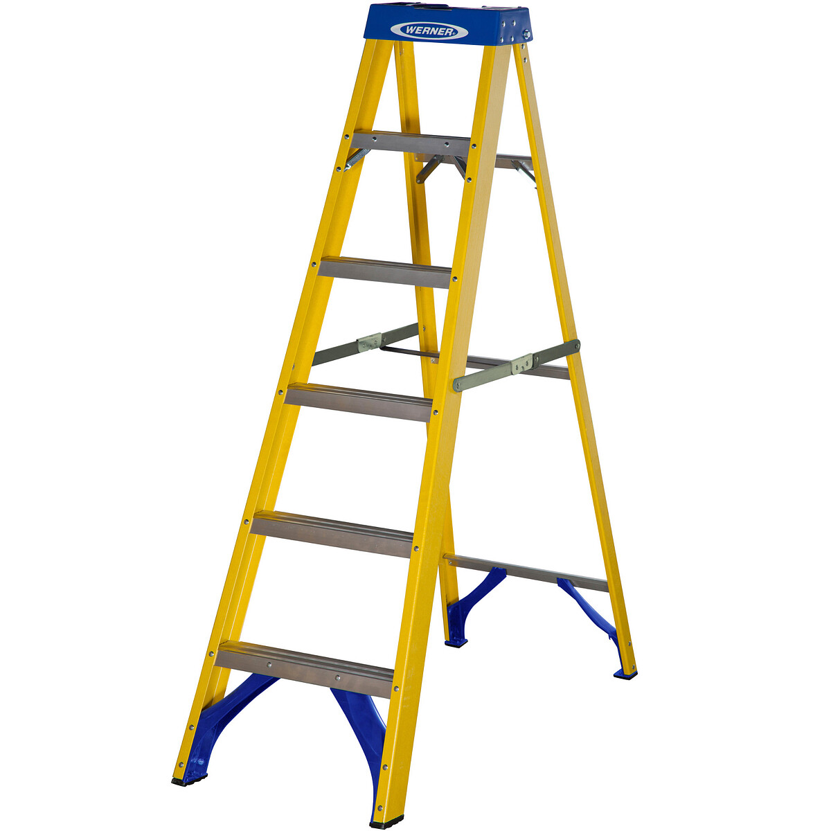 WERNER 7160618 FIBREGLASS STEPLADDER 6 TREAD