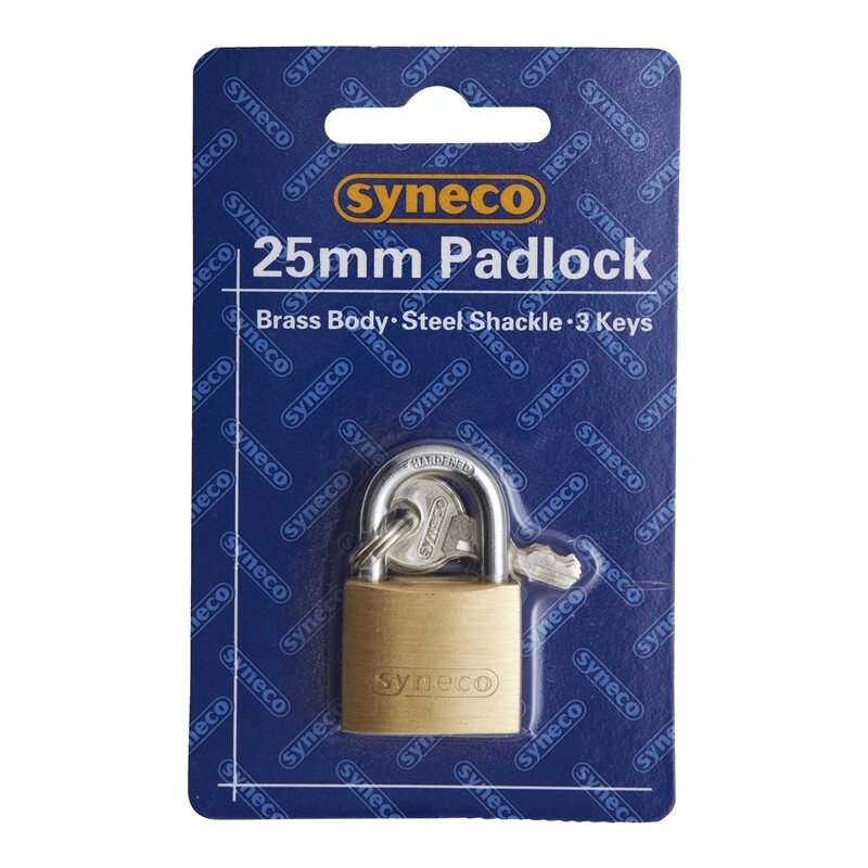 Padlock 25MM Brass £5.95