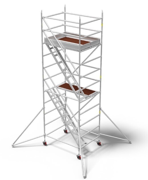 4.4m - Double Width Scaffold Tower
