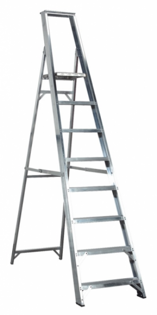 Alloy Step Ladder - 8 Tread