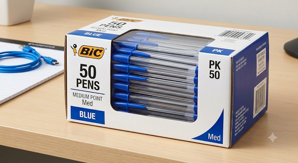Bic Med Ballpoint Pen BLUE PK 50