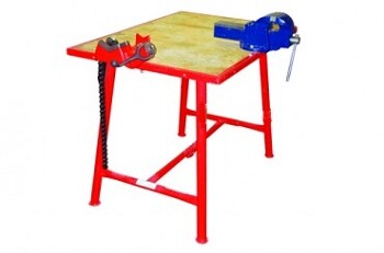 Workbench with Chain Vice and Engineers Vice