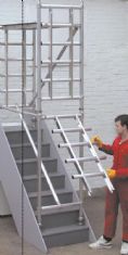 Aluminium Stairwell Tower - 0.7m wide x 1.5m long