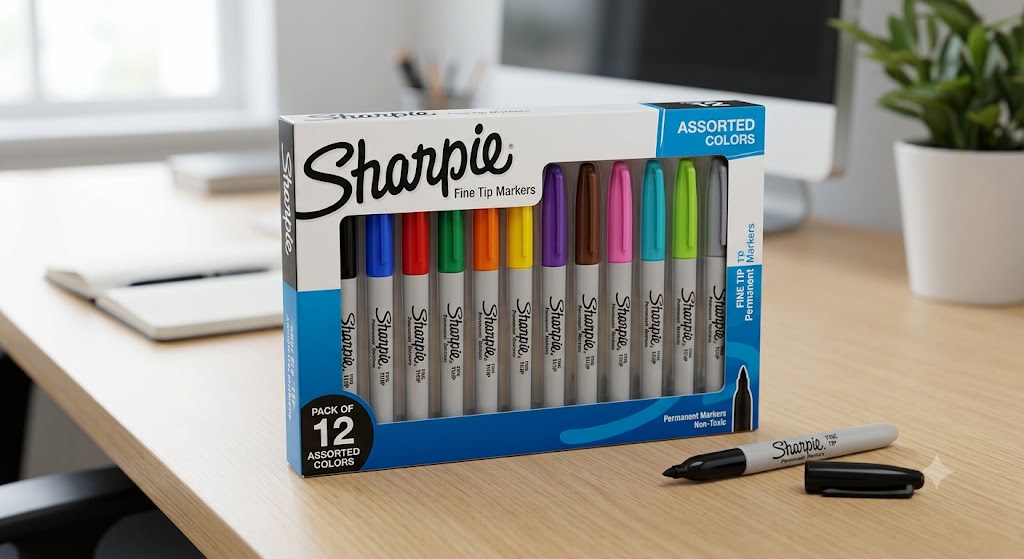 Sharpie Fine Tip Marker PK 12