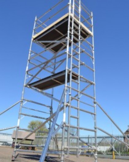 Aluminium Mobile Access Tower Per Metre - 0.7m Wide x 2.5m Long