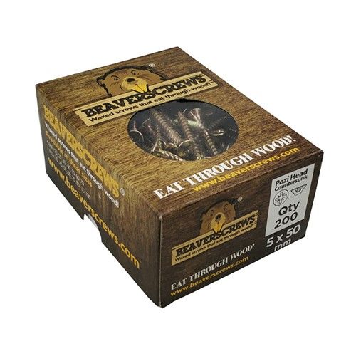 Beaverscrews 5x90mm (100)