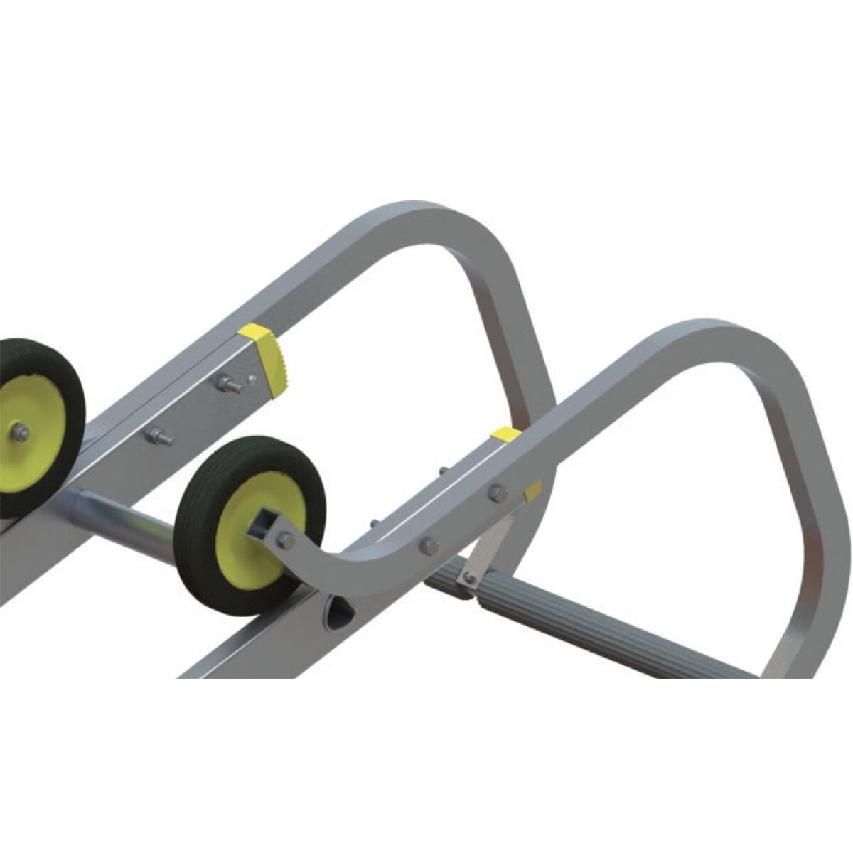 Double Section Extendable Roof Ladder Closed 4.33 Extends to 7.13m