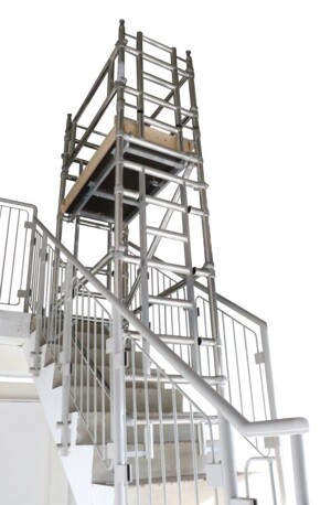11'ft platform stairwell tower