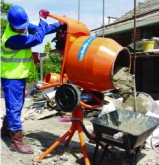 Cement Mixer - 4:3cu/ft - 110volt
