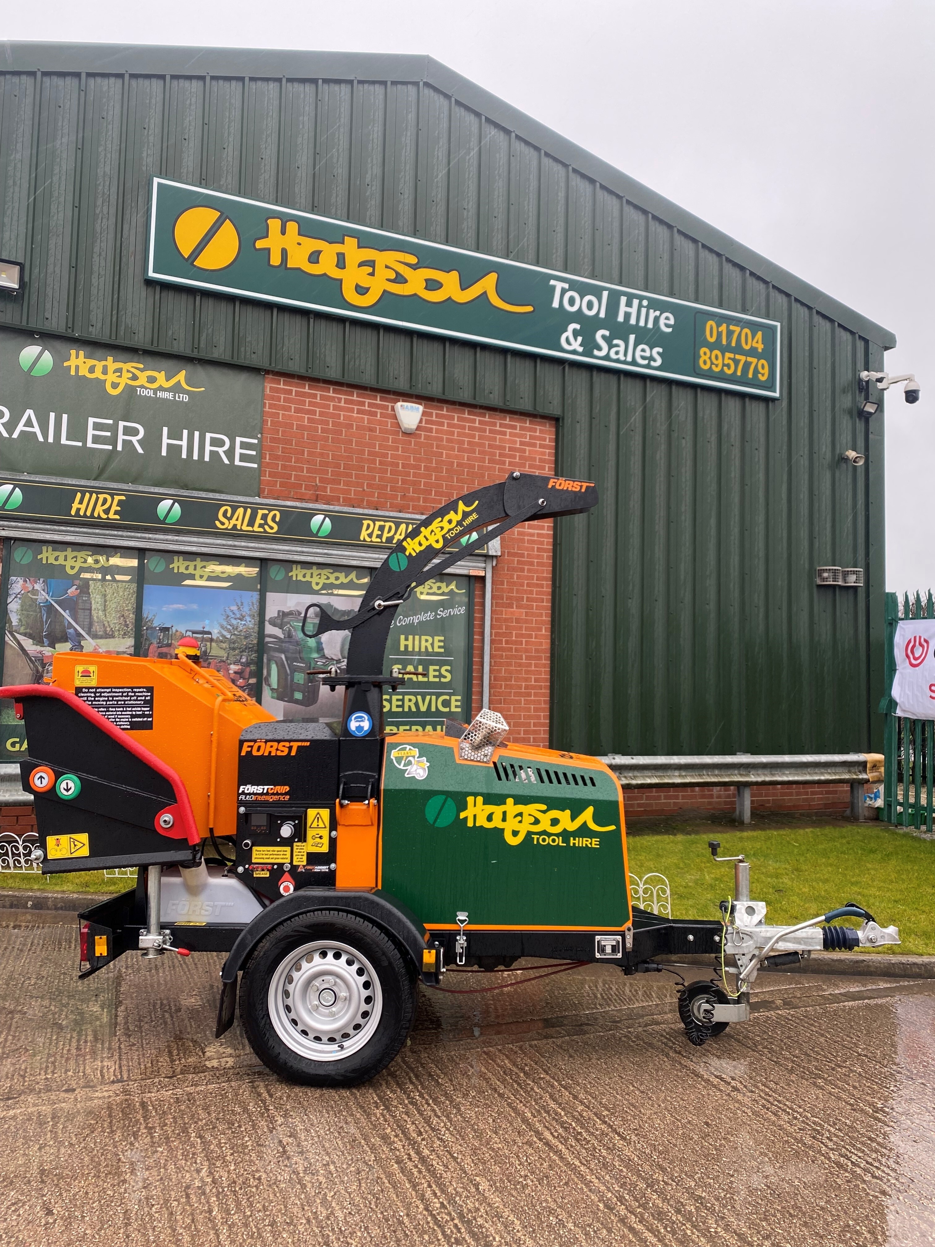 Towable Wood Chipper