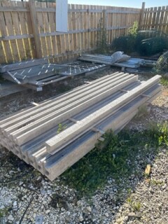 Concrete Morticed Posts