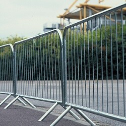 Crowd Barrier (Steel) 2.5m X 1m Hire
