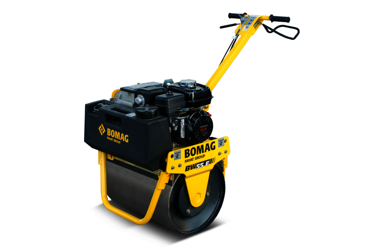 Heavy duty single drum vibratory roller