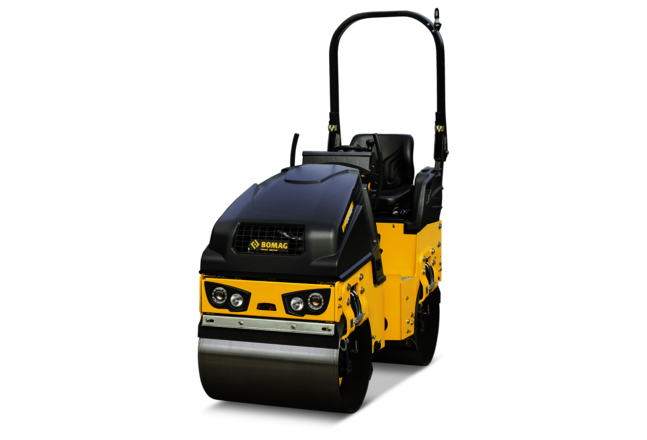 Light articulated tandem roller