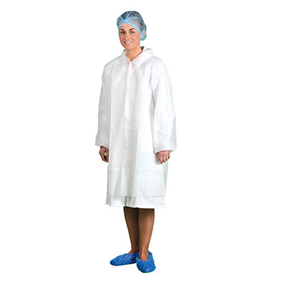 Disposable Visitors Coat PP