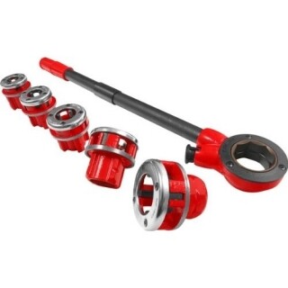 Manual Ratchet Diestock Pipe Threader (1/4" to 11/4" BSP)