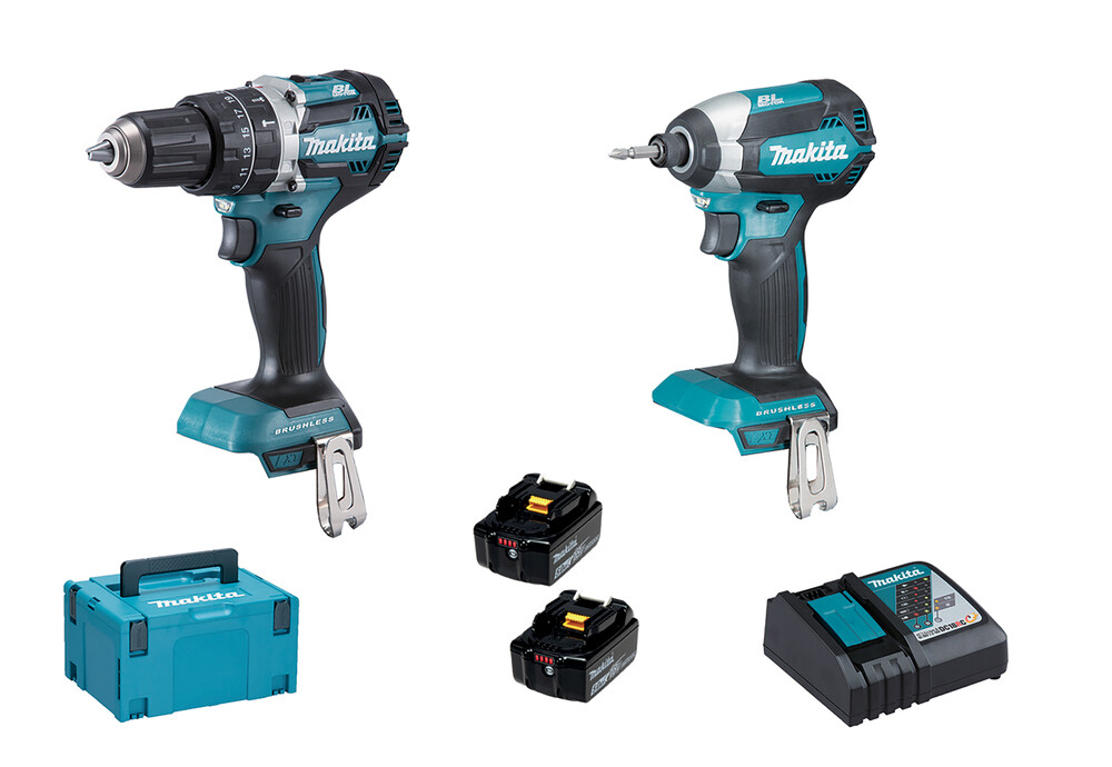DLX2180Tj LXT Combi Drill & Impact Driver - 2 Piece Kit