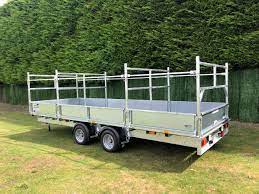 Tri Axle caged trailer