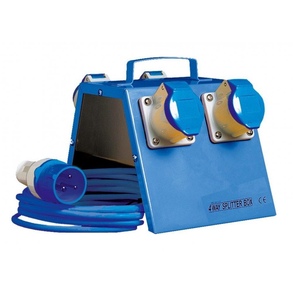 4-WAY SPLITTER BOX (110V, 16A, 2.5MM)