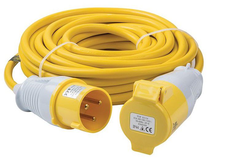 Elite 110v 16amp Extension Lead