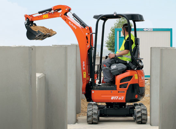 Kubota 1.7 Tonne Mini Digger